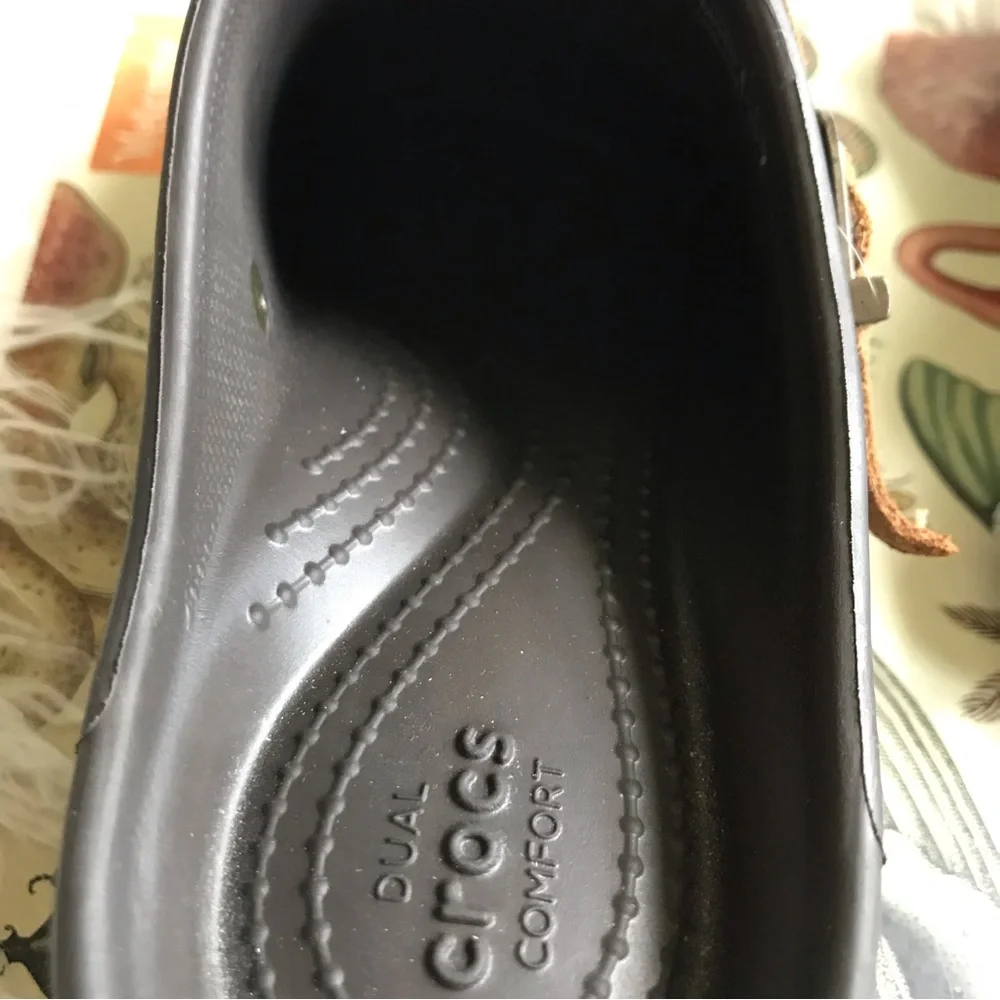 Crocs‎ Sarah Clog Espresso Strap Crosslite - Picture 5 of 7